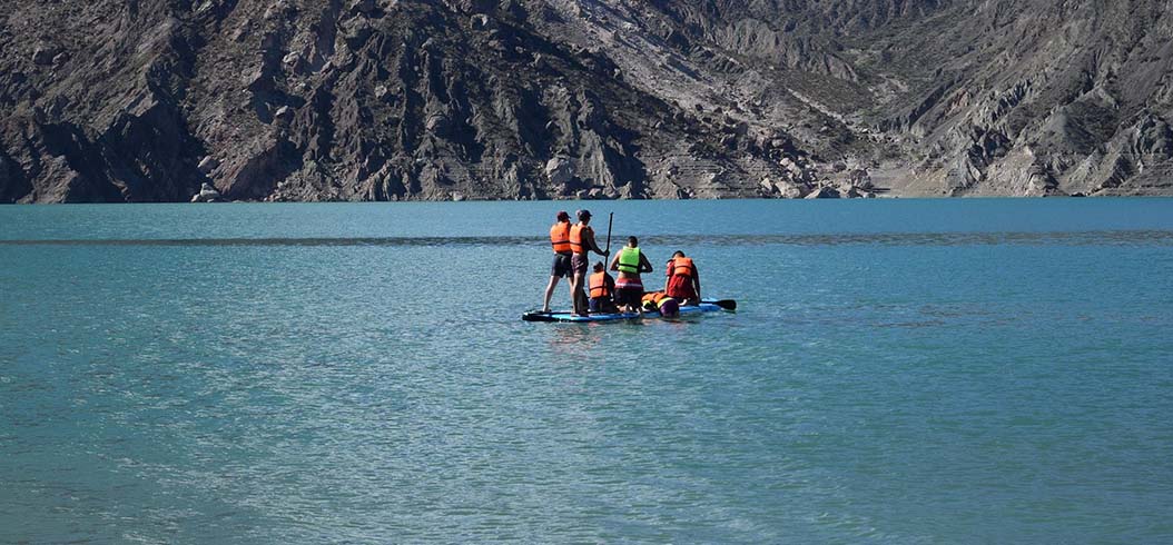 Big paddle surf en el pantano de San Juan