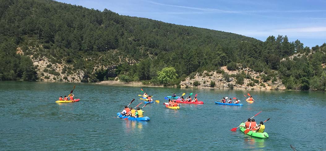 Piraguas en la Serranía de Cuenca