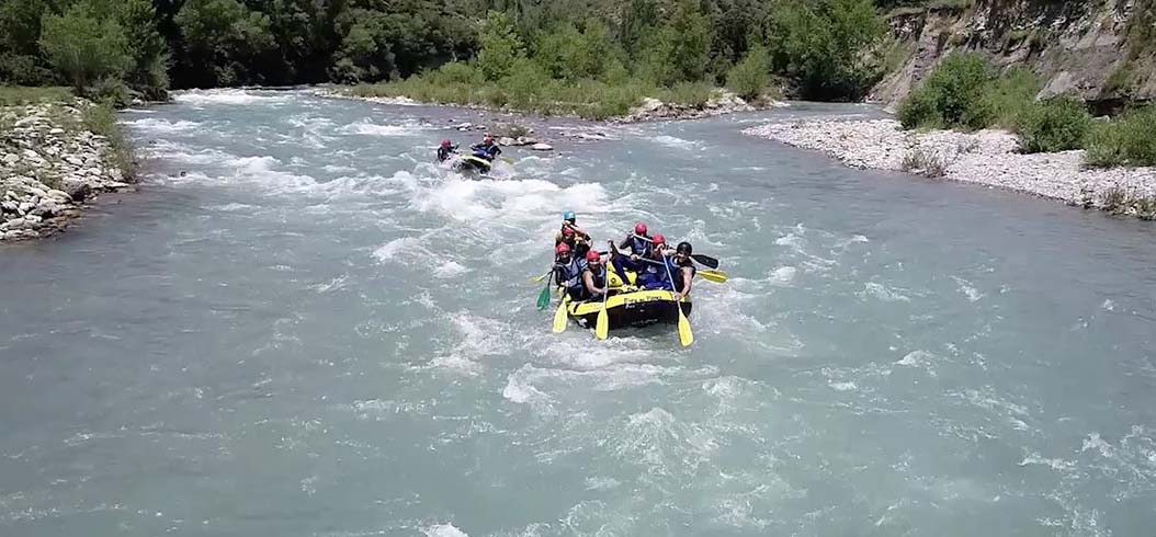 rafting en Pirineos