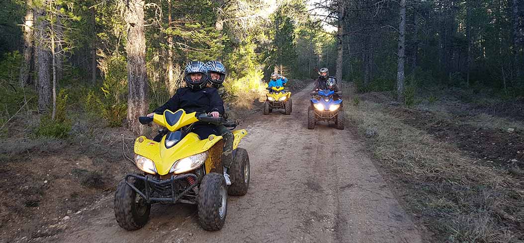 Rutas en quads en el Alto Tajo