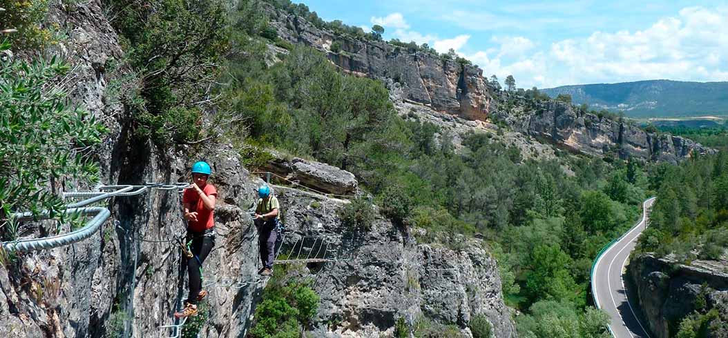 Vías ferratas en la Serranía de Cuenca