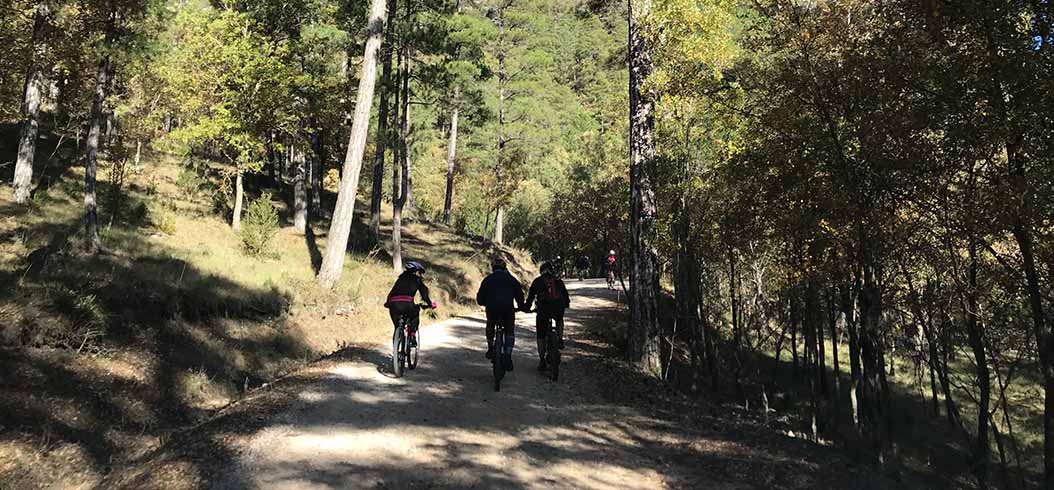 Rutas BTT en el pantano de San Juan